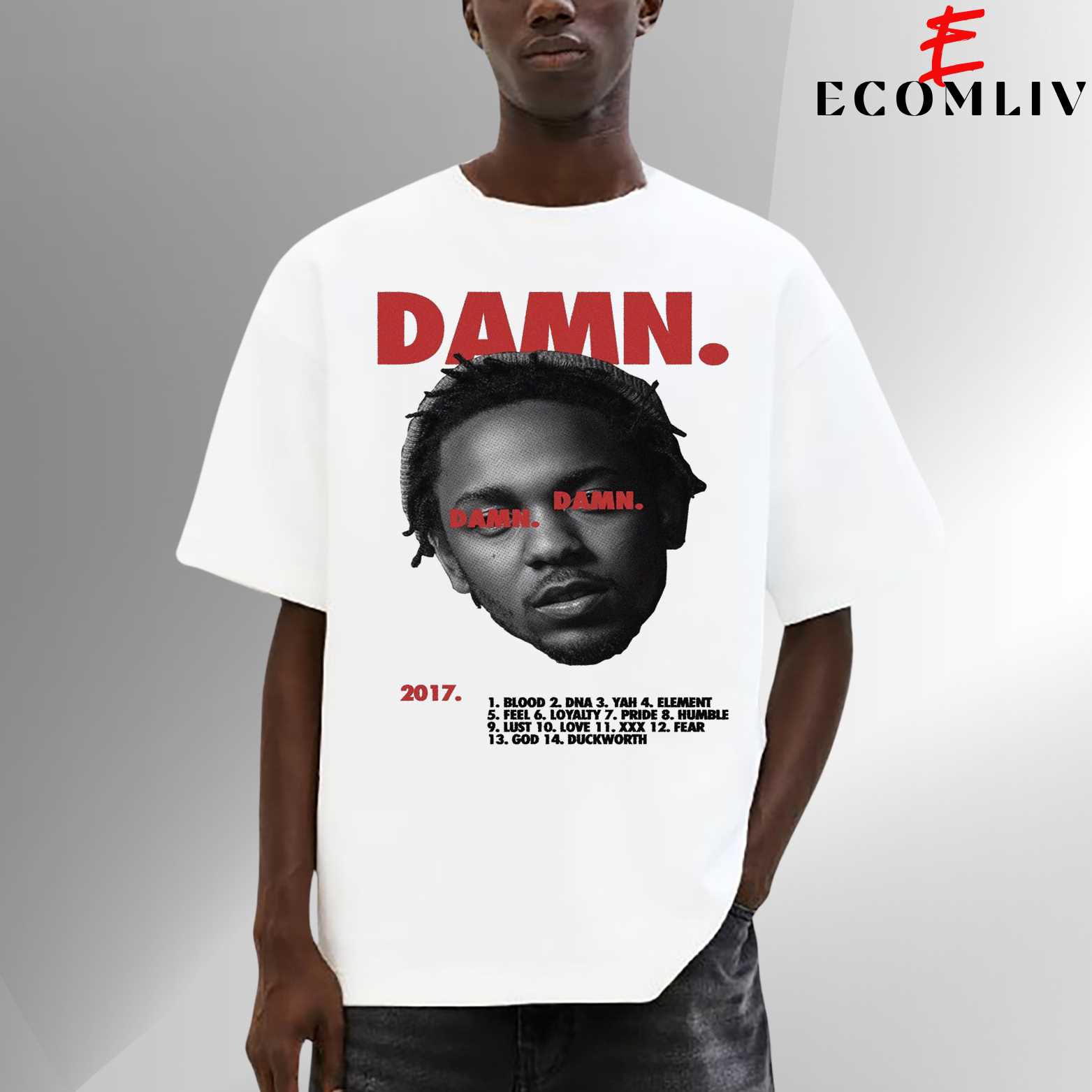Kendrick Damn Viral Tee, Hip Hop Mood T-Shirt